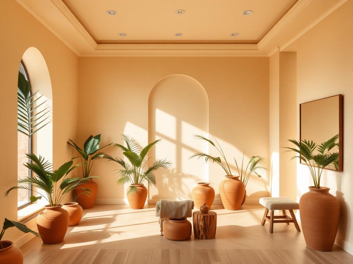 Intérieur lumineux de l'institut Esthetic Diamonds & Spa